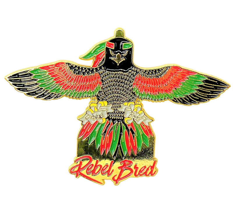 Rebel Bred Eagle Enamel Lapel Pin